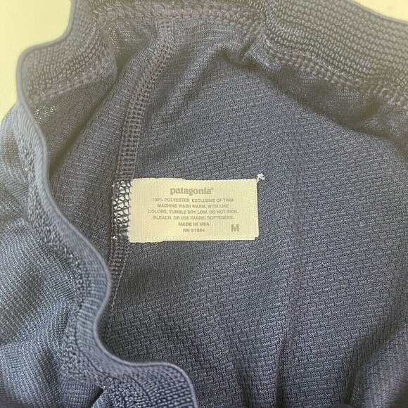 Vintage Patagonia Womens M Capilene Base Layer Pants Blue Thermal Sweats 90s - Picture 12 of 13